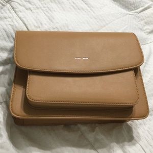 Pixie Mood Zoe Vegan Leather Honey Crossbody Bag.